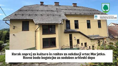 Vrtec Marjetka bo novi regijski arhivski depo